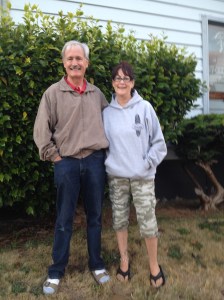 Paul and his sister, the original Karen Louise Olsen. (My name is the same.)